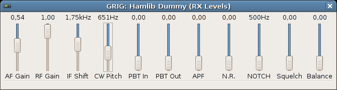 Grig Receiver levels